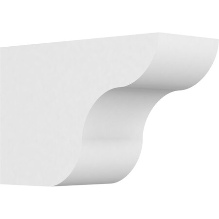 Ekena Millwork Standard Carmel Architectural Grade PVC Rafter Tail, 5"W x 8"H X 12"L RFTP05X08X12CAR